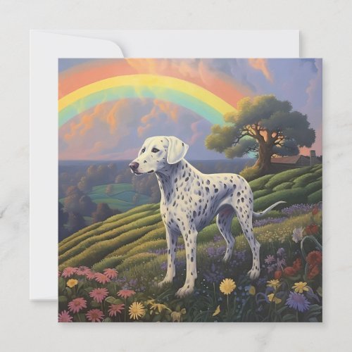 Dalmatian Dog Rainbow Bridge Custom Name Memorial