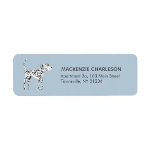 Dalmatian Dog Return Address Label