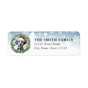 Dalmatian Dog Return Address Labels