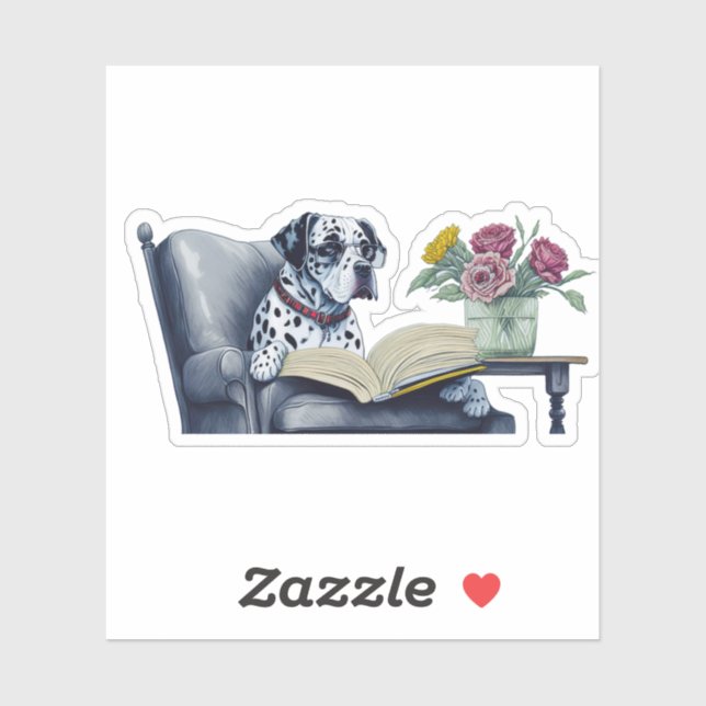 Dalmatian Dog Sticker (Sheet)