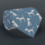 Dalmatian Dog Teal Green Neck Tie<br><div class="desc">Cute spotted Dalmatian dog pattern on a teal green background.  Original art by Nic Squirrell.  Perfect for animal lovers and veterinarians.</div>
