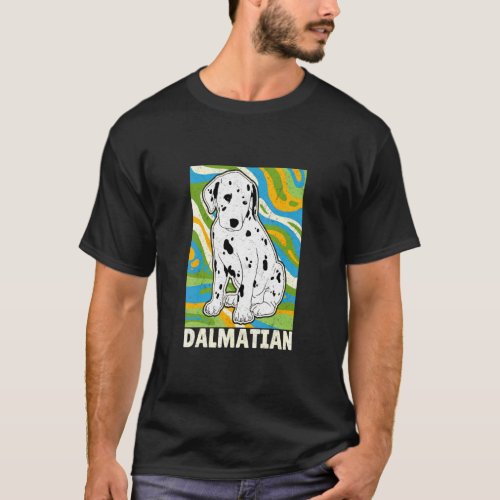 Dalmatian Dog Walk Mom Dog Sayings Breeder 5  T_Shirt