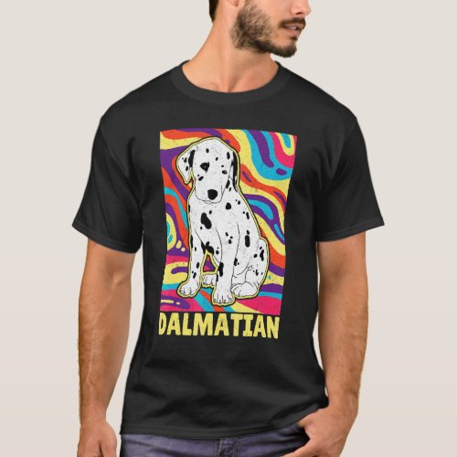 Dalmatian Dog Walk Mom Dog Sayings Breeder 6 T_Shirt