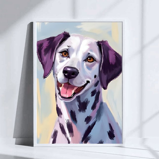 Dalmatian Dog Watercolor Painting Pet Art Poster (Creator Uploaded)