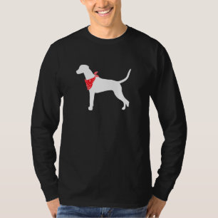Dalmatian Dog Wearing Red Bandana T-Shirt
