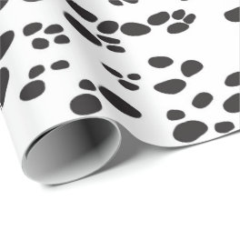 Dalmatian DOG White & Back Wrapping Paper