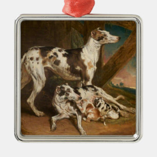 Dalmatian Dogs (by James Ward) Metal Ornament