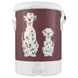Dalmatian dogs design beverage cooler