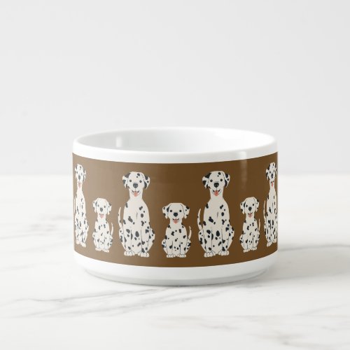 Dalmatian dogs design bowl