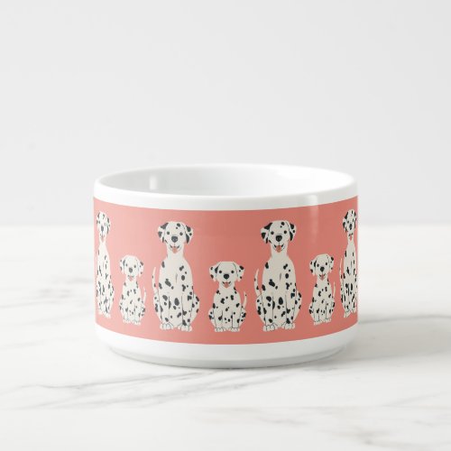 Dalmatian dogs design bowl