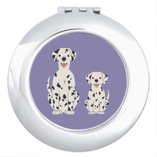 Dalmatian dogs design compact mirror