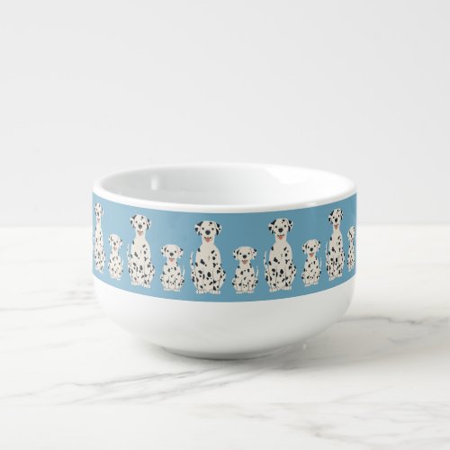 Dalmatian dogs design soup mug