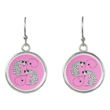 Dalmatian dogs earrings
