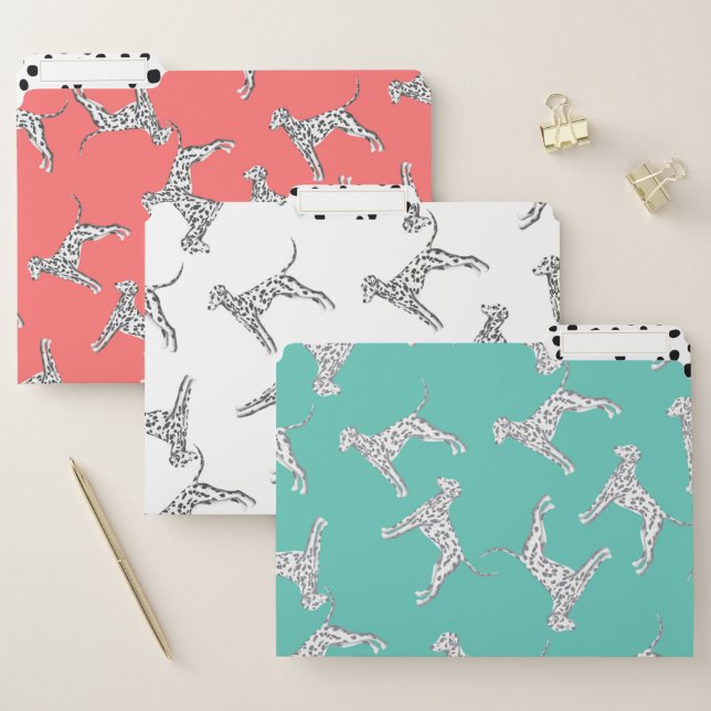 Dalmatian dogs file folder (Set)