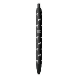 Dalmatian Dogs Pattern Monogrammed Pen