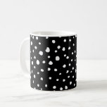 Dalmatian Dots, Dalmatian Spots, Black and White Coffee Mug