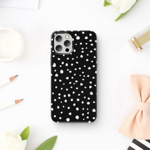 Dalmatian Dots, Dalmatian Spots, Black and White iPhone 17 Case