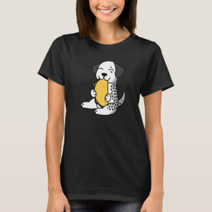 Dalmatian Eating A Taco Dog T-Shirt