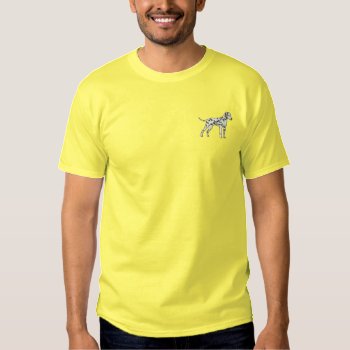 Dalmatian Embroidered T-shirt by ZazzleEmbroidery at Zazzle