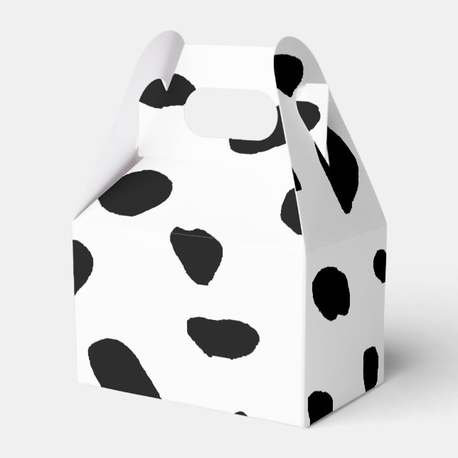 "Dalmatian" Favor Box (Front Side)