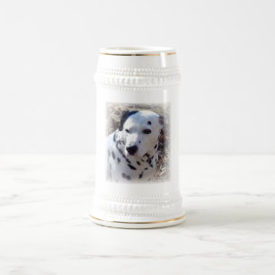 Dalmatian Fire Dog Beer Stein