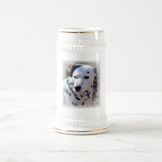 Dalmatian Fire Dog Beer Stein (Center)