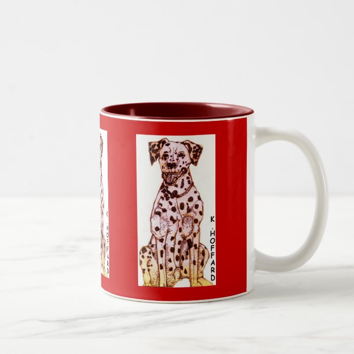 Dalmatian Fire Dog Mug