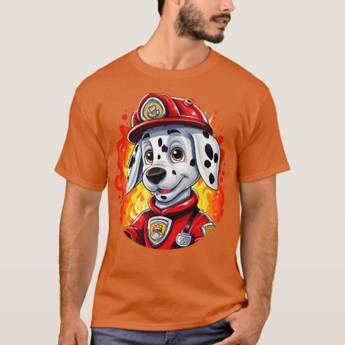 Dalmatian firefighter T_Shirt