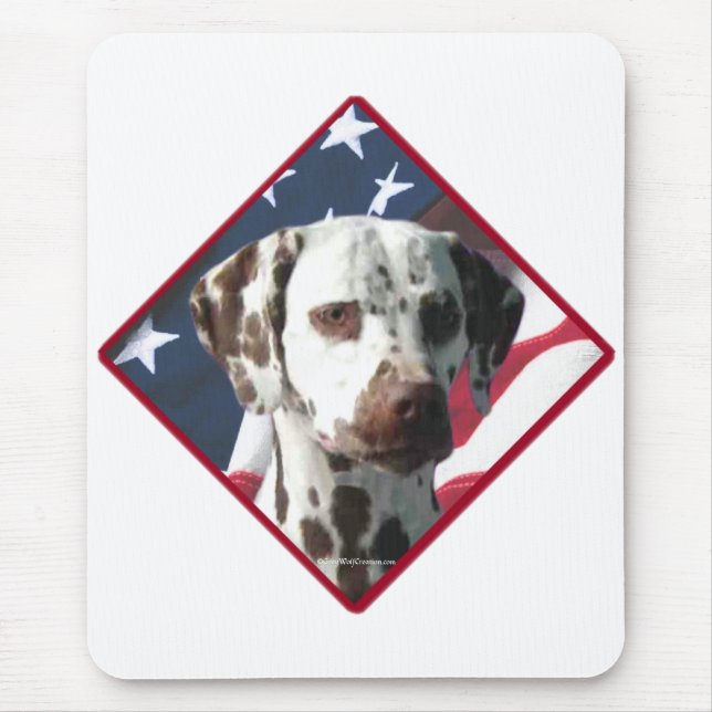 Dalmatian Flag 2 Mouse Pad (Front)