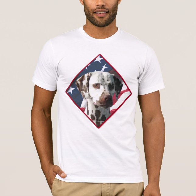 Dalmatian Flag 2 T-Shirt (Front)