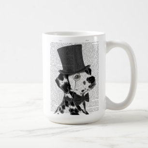Dalmatian, Formal Hound and Hat Coffee Mug