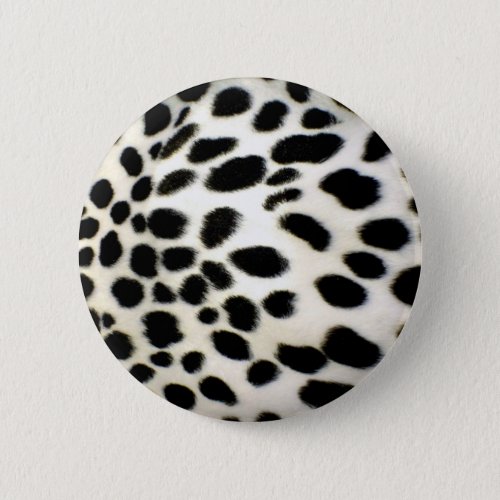 Dalmatian Fur Customize Texture Black and White Button