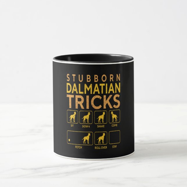 Dalmatian Gift | Stubborn Dalmatian Tricks Mug (Center)