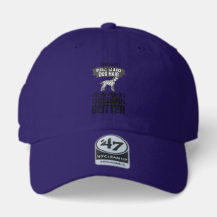Dalmatian Glitter Funny Dog Hair Quote Design_1 47 Brand Hat