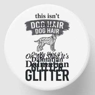 Dalmatian Glitter Funny Dog Hair Quote Design_1 Mini Candle Favors