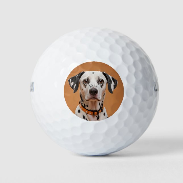 Dalmatian Golf Balls (Front)