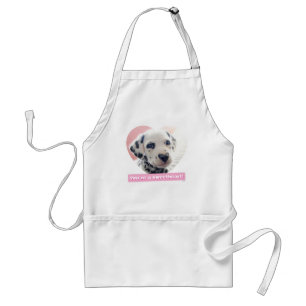 Dalmatian Heart Nose Adult Apron