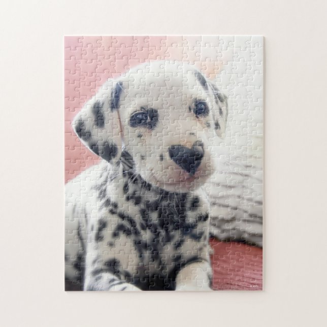 Dalmatian Heart Nose Jigsaw Puzzle (Vertical)