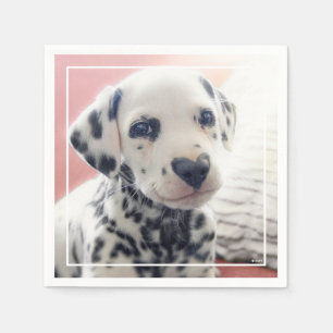 Dalmatian Heart Nose Napkins
