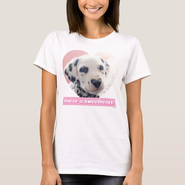 Dalmatian Heart Nose T-Shirt (Front)
