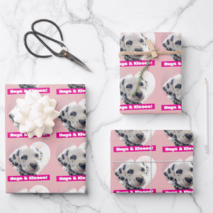 Dalmatian Heart Nose Wrapping Paper Sheets