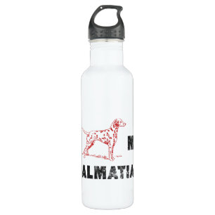 Dalmatian Heart Pet Lover Hydration Water Bottle