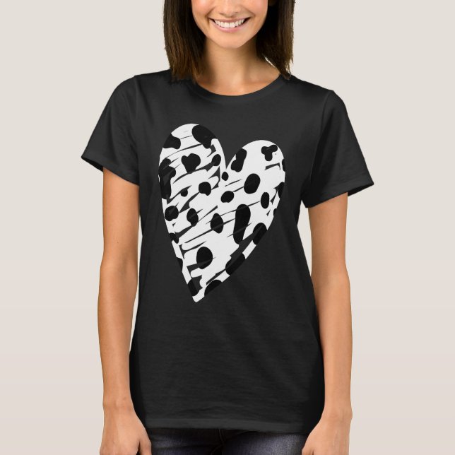 Dalmatian Heart T-Shirt (Front)