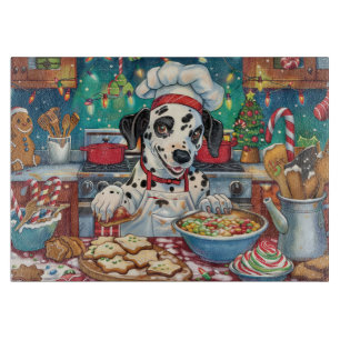 Dalmatian Holiday Baking: Festive Christmas Cutting Board