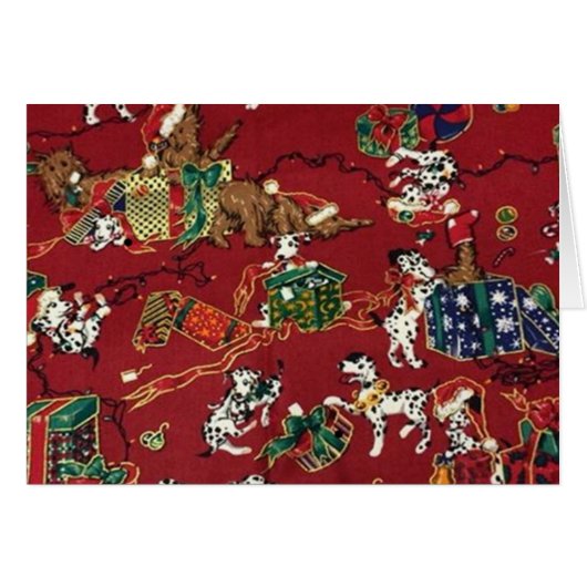 Dalmatian Holiday Print (Front Horizontal)