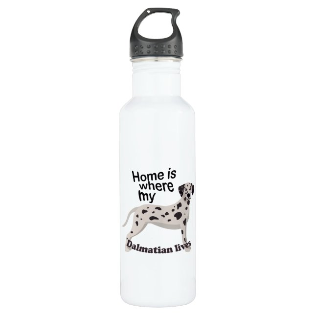 Dalmatian Home Stainless Steel Water Bottle (Front)