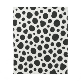Dalmatian Inspired Design Fleece Blanket