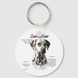Dalmatian (liver) History Design Keychain