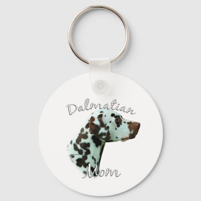 Dalmatian (liver) Mom 2 Keychain (Front)