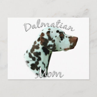 Dalmatian (liver) Mom 2 Postcard